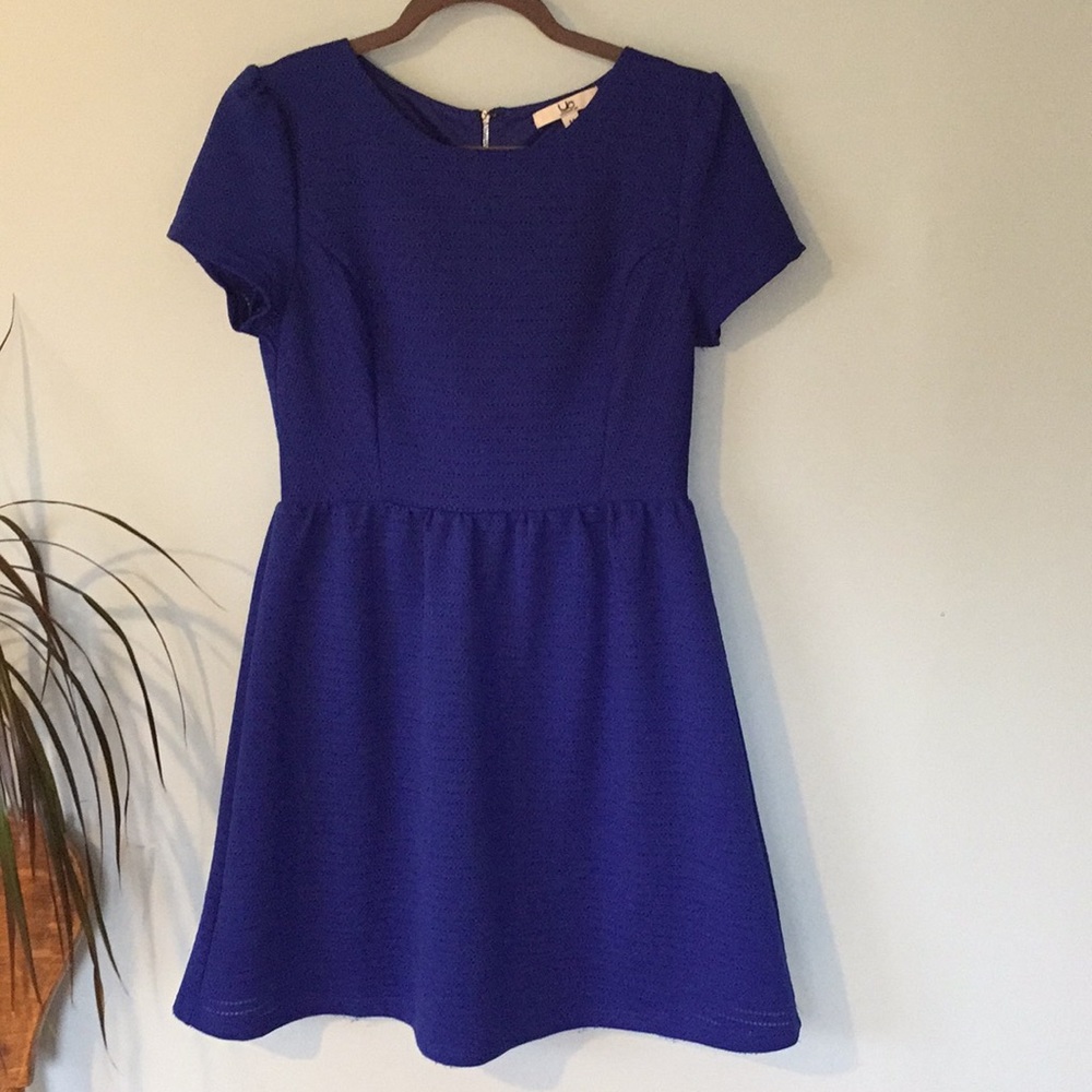 Ya Los Angelos royal blue dress with sleeves